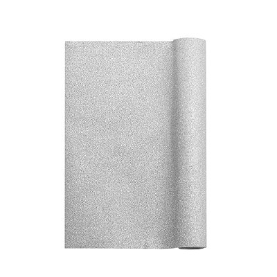 ADESIVO CONTACT 45CMX10M LEOTACK GLITTER PRATA