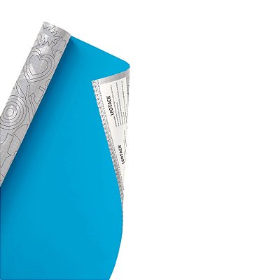 PLASTICO ADESIVO 45CMX10M COLOR AZUL FOSCO 0,80 R
