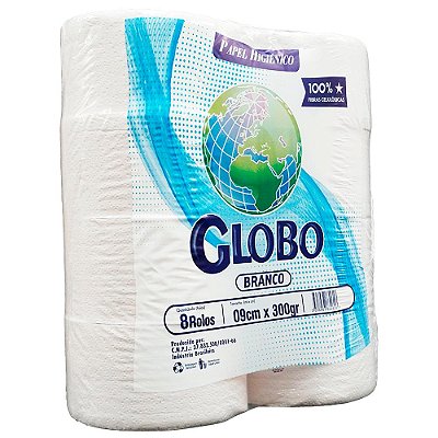 PAPEL HIG FS GLOBO ROLAO 220MT CELULOSE