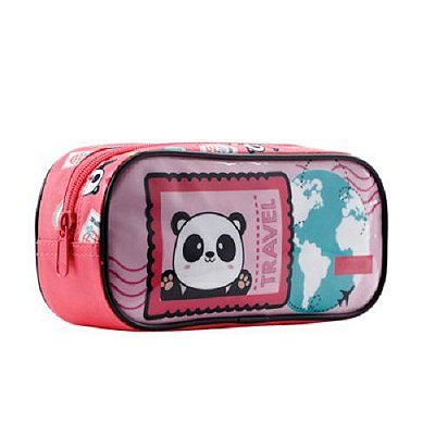ESTOJO ESCOLAR PVC PANDA