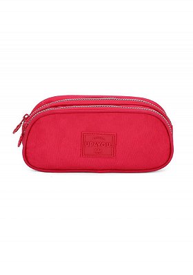 ESTOJO ESCOLAR DUPLO TECIDO UP4YOU CRINKLE PINK