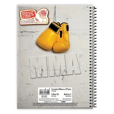 CADERNO UNIVERSITARIO CAPA DURA 240F 12M MMA