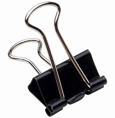 PRENDEDOR DE PAPEL 41MM PRETO