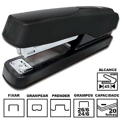GRAMPEADOR TILIBRA G122 NEON PRETO