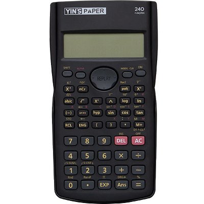 CALCULADORA CIENTIFICA COM 240 FUNCOES, VISOR DE