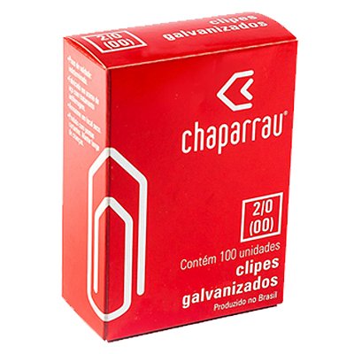 CLIPS GALVANIZADO NR.2/0 100UN