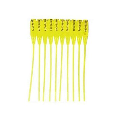 LACRE NUMERADO 16CM 100UN AMARELO