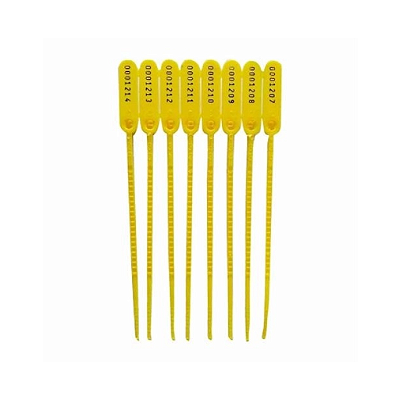 LACRE NUMERADO 23CM 100UN AMARELO