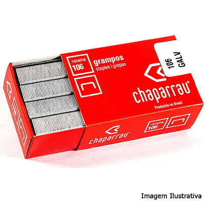 GRAMPO 106/4 GALVANIZADO COM 5000