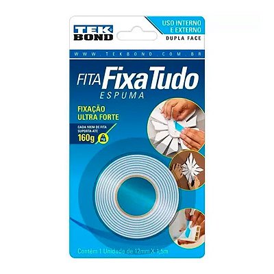FITA FIXA TUDO 12MMX01,5M