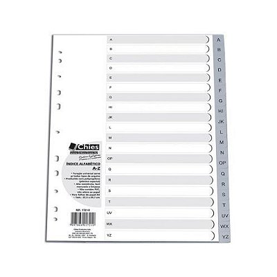 INDICE SEPARADOR A-Z A-4