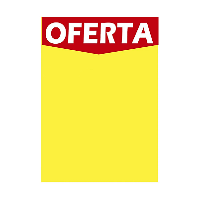 CARTAZ OFERTA PAPEL DUPLEX 066X096CM AM