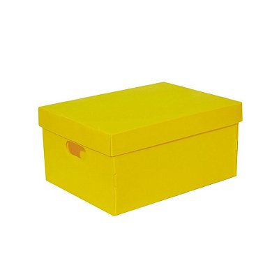 CAIXA ORGANIZADORA MINI  (FOSCA ) - AMARELA