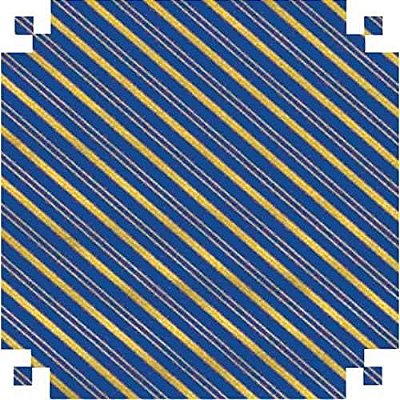 BOBINA PAPEL PRESENTE 40CMX100M AZUL/OURO