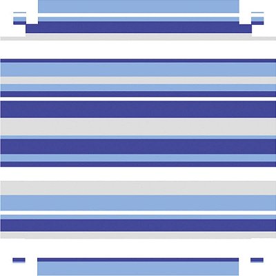 BOBINA PAPEL PRESENTE 40CMX100M LISTRADO AZUL