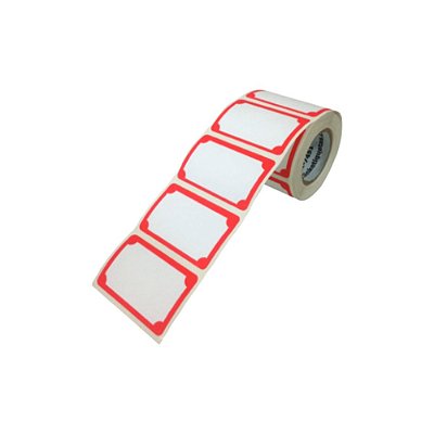 ETIQUETA ADESIVA TARJADA 40X25MM