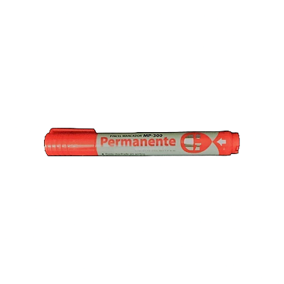 PINCEL MARCADOR ATOMICO GRAMPLINE MP-300 VERMELHO