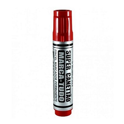 PINCEL MARCADOR ATOMICO RADEX SUPER VERMELHO