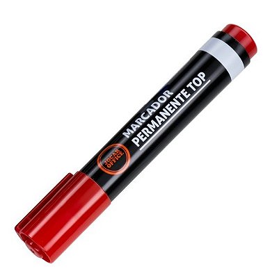 MARCADOR PERMANENTE RECARREGAVEL VERMELHO