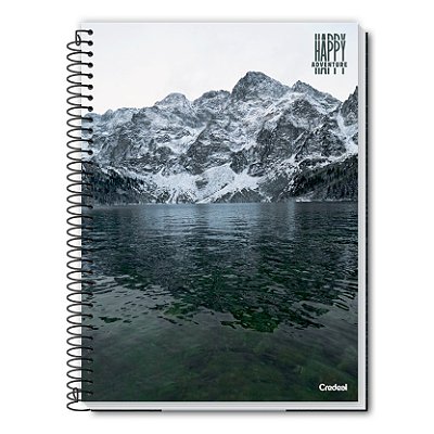 CADERNO UNIVERSITARIO C.DURA 096F/01M HAPPY ADVE