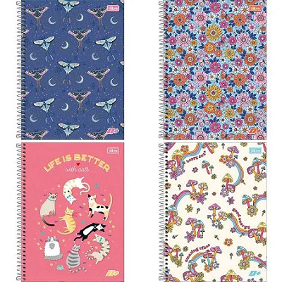 CADERNO UNIVERSITARIO C.DURA 096F/01M D+FEMININO