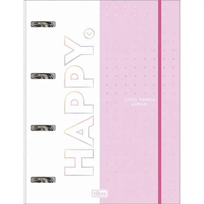 CADERNO ARGOLADO HAPPY