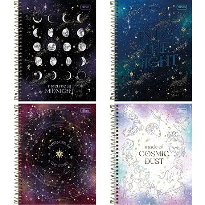 CADERNO COLEGIAL C.DURA 080F/01M 90G MAGIC