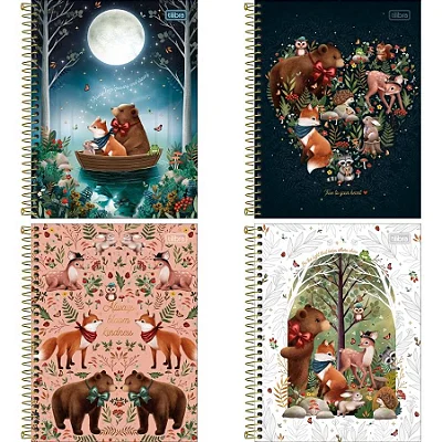 CADERNO COLEGIAL C.DURA 080F/01M 90G LOVELAND