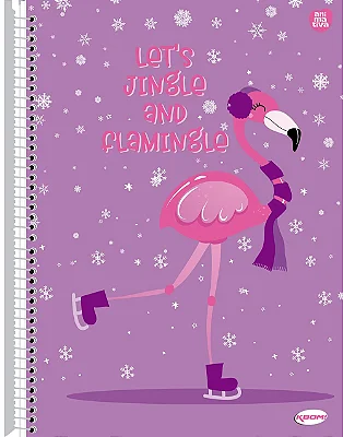 CADERNO UNIVERSITARIO C.DURA 200F/10M KBOM FEMININ