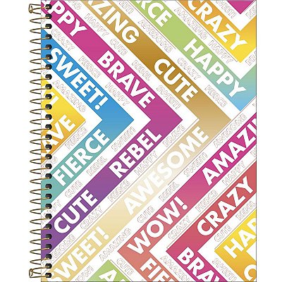 CADERNO COLEGIAL C.DURA 160F/10M BE NICE