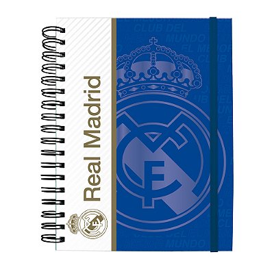 CADERNO COLEGIAL SMART 080F/01M REAL MADRID