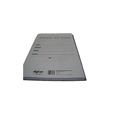 LIVRO DIARIO DE OBRAS 100F