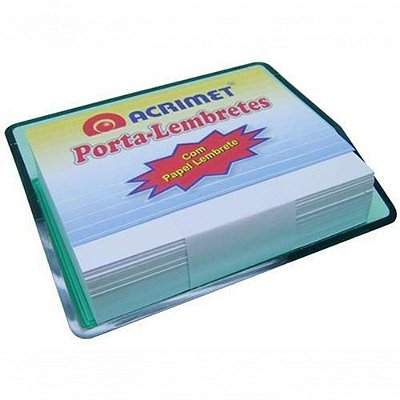 PORTA LEMBRETE VERDE CLEAR C/PAPEL