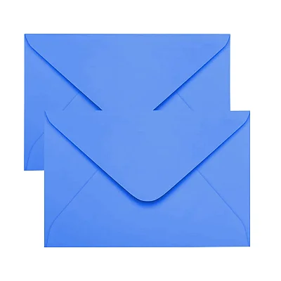 ENVELOPE CARTA 114X162 COLORIDO AZUL GRECIA