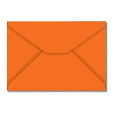 ENVELOPE CARTA 114X162 COLORIDO LARANJA CARTAGENA