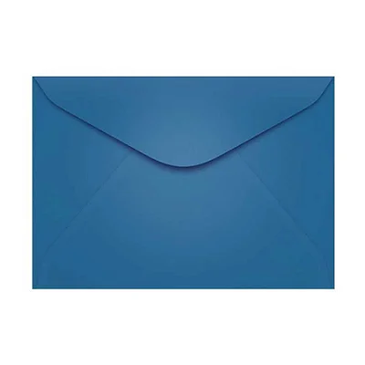 ENVELOPE CARTA 114X162 COLORIDO AZUL CIANO