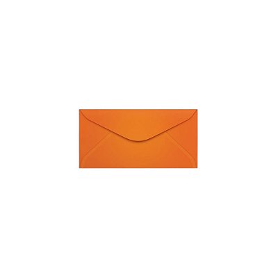 ENVELOPE CARTA 114X229 COLORIDO LARANJA CARTAGENA