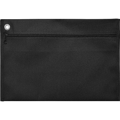 MALOTE LONA 30X40CM AZUL/PRETO HORIZONTAL