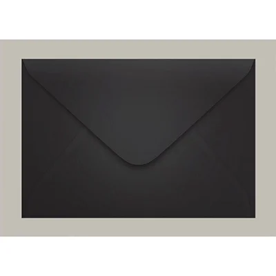 ENVELOPE CONVITE 160X235 PRETO LOS ANGELES