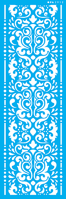 MOLDE VAZADO/ESTENCIL 10X30CM ESTAMPARIA COLONI IV