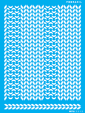 MOLDE VAZADO/ESTENCIL 15X20CM PDBRASIL TRICO