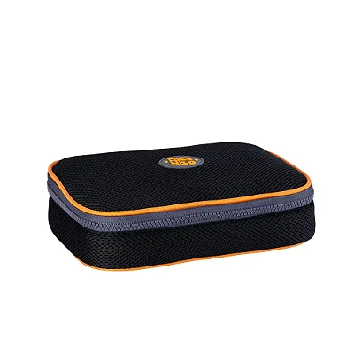 ESTOJO ESCOLAR BOX  MESH PRETA