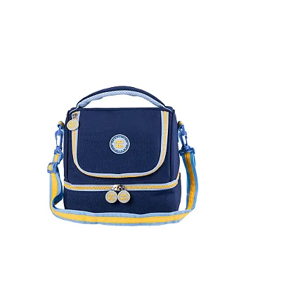 Lancheira Soft Crinkle Marinho Compacta