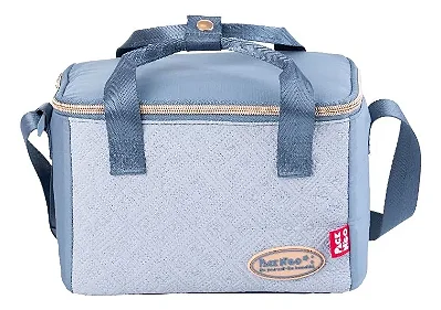 Lancheira Matelassê Azul Packn Go