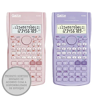 Calculadora Científica 240 Funções Rosa/Roxo