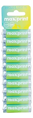 Pilha Alcalina LR06 AA Maxprint C/10