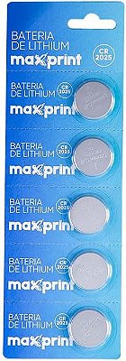 Bateria Lithium Maxprint CR2025 3V Unidade