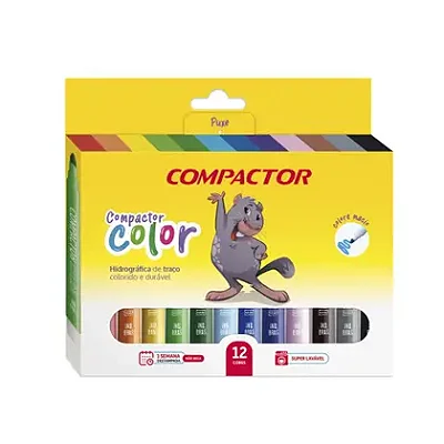 CANETINHA JUMBO COMPACTOR COLOR C/12