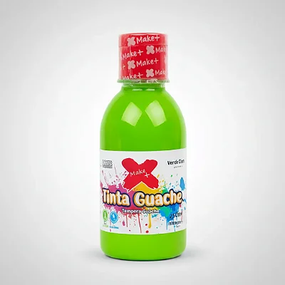 Tinta Guache 250ml Verde Claro Make+