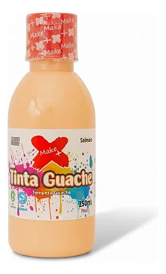 Tinta Guache Salmão 250ml MAKE +